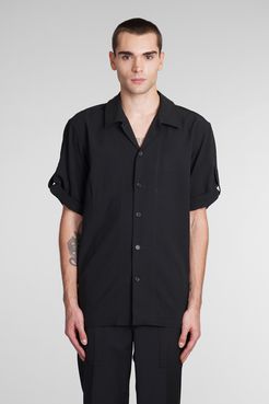 Camicia  in lino Nero