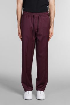 Pantalone Pajama in Lana Viola