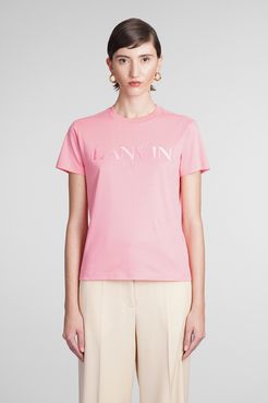 T-Shirt  in Cotone Rosa