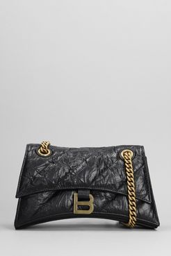 Borsa a spalla Crush chain bag s in Pelle Nera