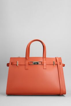 Tote Lady L in ecopelle Arancione