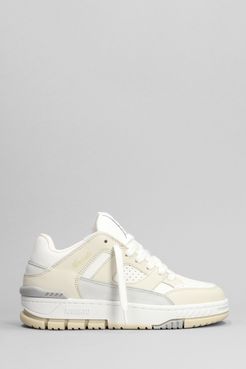 Sneakers Area Lo Sneaker in Pelle Beige