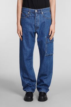 Jeans  in Cotone Blu