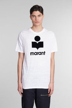 T-Shirt Karman in lino Bianco