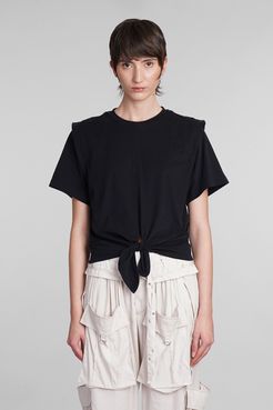 T-Shirt Zelikia in Cotone Nero