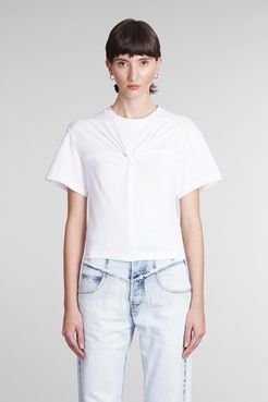 T-Shirt Zuria in Cotone Bianco