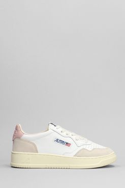 Sneakers Autry 01 in pelle e camoscio Bianco