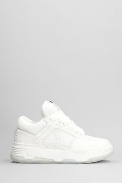 Sneakers Ma-1 in Pelle Bianca