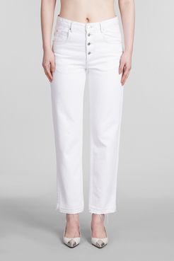 Jeans Jemina in Cotone Bianco