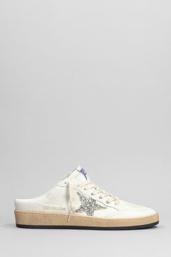 Sneakers Ball Star in Pelle Bianca