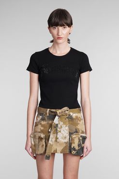 T-Shirt  in Cotone Nero