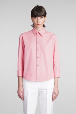 Camicia  in Cotone Rosa