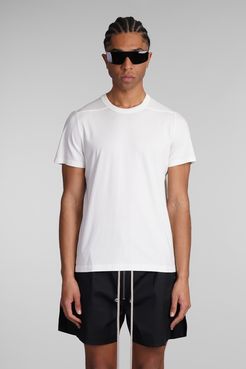 T-Shirt Short level t in Cotone Bianco