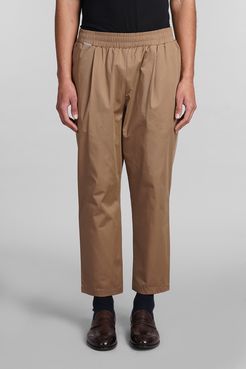 Pantalone  in Cotone Cammello