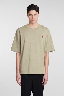 T-Shirt  in Cotone Verde