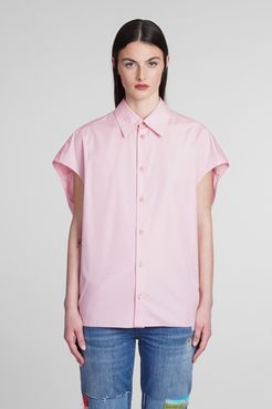 Camicia  in Cotone Rosa