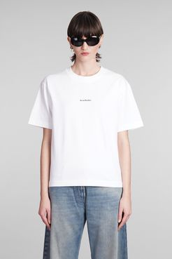 T-Shirt  in Cotone Bianco