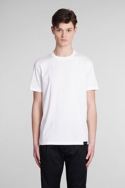 T-Shirt B134 basic in Cotone Bianco