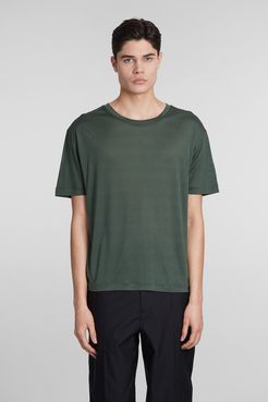 T-Shirt  in Seta Verde
