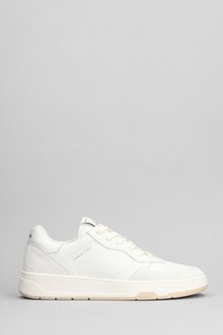 Sneakers  in pelle e camoscio Bianco
