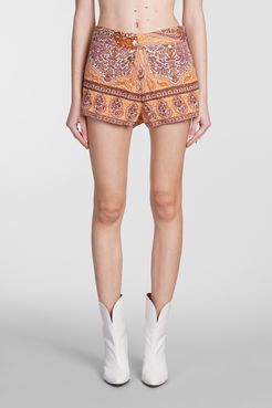 Shorts Tajar in Cotone Arancione