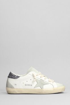 Sneakers Superstar in pelle e camoscio Bianco