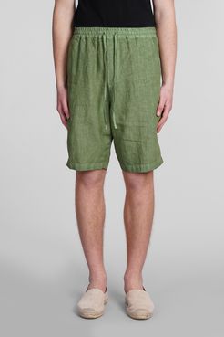 Shorts  in lino Verde