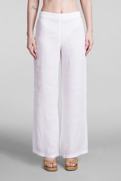 Pantalone  in lino Bianco