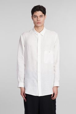 Camicia  in lino Bianco