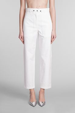 Pantalone Zoannah in Cotone Bianco
