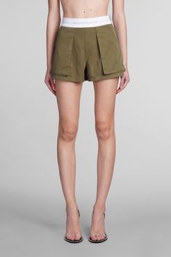 Shorts  in Cotone Verde
