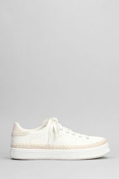 Sneakers Telma in Pelle Bianca