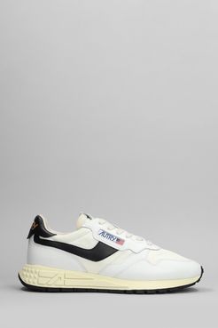 Sneakers Reelwind Low in pelle e tessuto Bianco