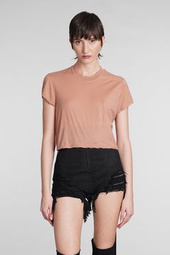 T-Shirt Level t in Cotone Rosa