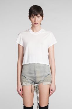 T-Shirt Level t in Cotone Bianco
