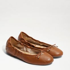 Felicia Ballet Flat Saddle Leather