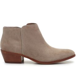 Petty Ankle Bootie Tan-Putty Suede