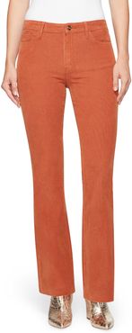 Stiletto Boot Corduroy High Rise Boot Cut Pant Copper Canyon