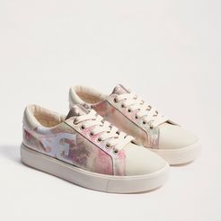 Ethyl Lace Up Sneaker Pearlized Watercolor