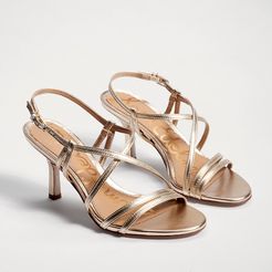Paislee Strappy Sandal Molten Gold