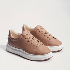 Moxie Lace Up Sneaker Toasted Almond Croc
