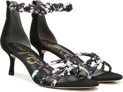 Jayde Ankle Strap Heel Sandal Black Multi