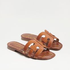 Bay Slide Sandal Saddle Leather