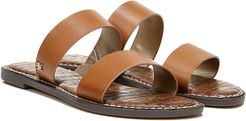 Gala Slide Sandal Saddle Leather