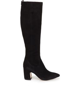 Hai Knee High Boot Black Suede