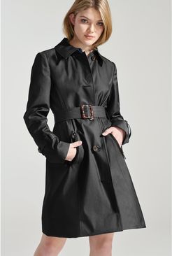 Belted Trench Coat Black