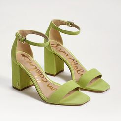 Daniella Block Heel Sandal Lime Cocktail Suede