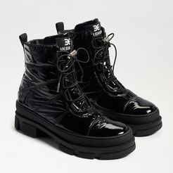 Tov Puffer Lace Up Boot Black