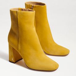 Codie Ankle Bootie Sunny Yellow Suede