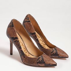 Hazel Pointed Toe Heel Hickory Multi